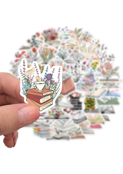 50 Adet 10/30/50 Adet Taze Çiçek Kitap Kore Kırtasiye Etiket Estetik Pvc Çocuk Dekorasyon Scrapbooking Okul Malzemeleri (Yurt Dışından) fırsatları
