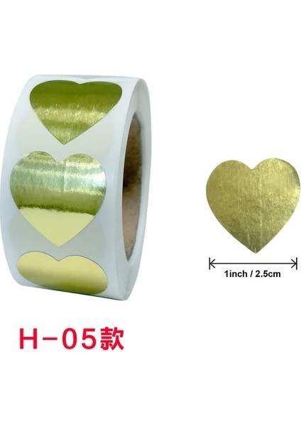 500 Adet Stil 31 100/500 Adet Renkli Yuvarlak/kalp Şekli Çıkartmalar Çocuklar Için Ödül Etiket Kodlama Nokta Etiket Sevgililer Günü Aşk Etiket Hediye Dekor (Yurt Dışından)