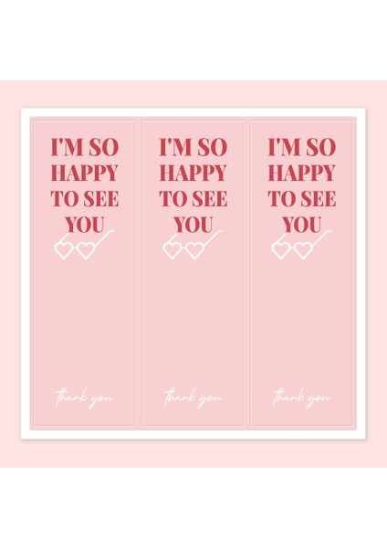 QY1448-30PCS 30-60 Adet Pembe Kırmızı Dudaklar Dikdörtgen Çıkartmalar Etiketleri Hediye Dekoratif Paket Sarma Hediye Kutusu Etiketleri Parti Küçük Işletme 3*9 cm (Yurt Dışından) fırsatları