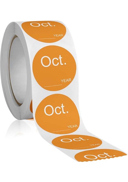 Ağustos 500 Adet/rulo Yuvarlak Tarih Ay Yıl Etiket Etiketleri Dıy Yaratıcı Ofis Yapışkan Notlar Planlayıcısı Dizüstü Endeksi Kırtasiye Çıkartmalar (Yurt Dışından) indirimleri