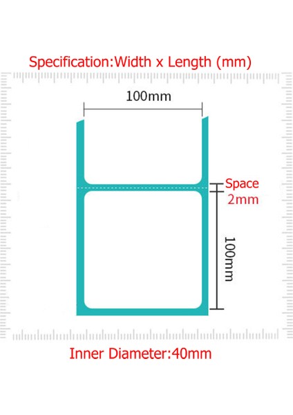 50X40MM 700 Adet Doğrudan Termal Çıkarılabilir Boş Etiketler Dikdörtgen Kendinden Yapışkanlı Yazılabilir Barkod Süpermarket Bpa Ücretsiz Çıkartmalar Termal Yazıcı Için (Yurt Dışından)