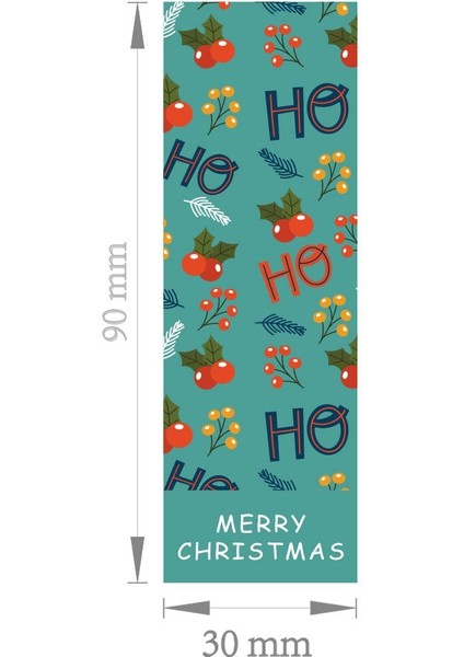 QY1502-30PCS 30-60 Adet Merry Christmas Çıkartmalar 6 Stil Hayvanlar Kardan Adam Ağaçları Dekoratif Çıkartmalar Sarma Hediye Kutusu Etiketi Noel Etiketleri (Yurt Dışından)