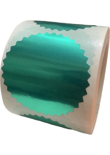 5 cm 100 Adet C 50MM Dişli Etiket Lazer Altın Parlak Etiketler Dekor Etiketi Kabartma Damga Hediye Kutusu Packag Mühür Paketi Hediye Karalama Defteri Çıkartmaları Için (Yurt Dışından)