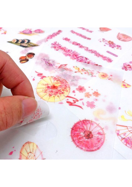 Stil 9 6 Sayfa Kawaii Washi Kağıt Etiket Hayvan Bitki Balina Dergisi Çıkartmalar Scrapbooking Dekoratif Dizüstü Kırtasiye Malzemeleri (Yurt Dışından) modelleri