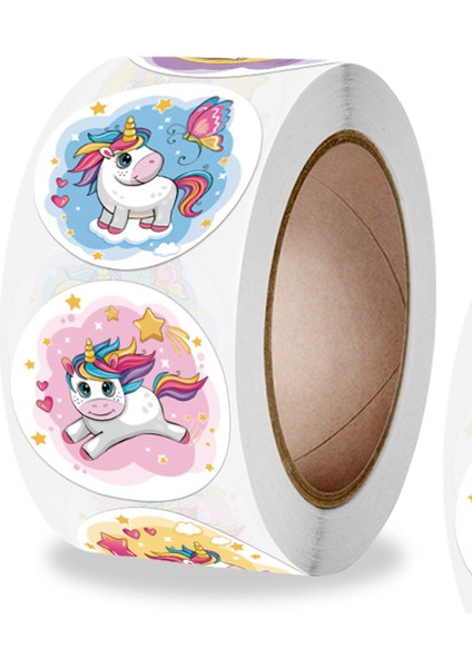 QY839-300PCS 100-500PCS Ödül Etiket Çocuklar Için Unicorn Hayvan Sevimli Desen Hayvanlar Karikatür Çıkartmalar Okul Öğretmen Malzemeleri Çocuk Etiket (Yurt Dışından) fiyatları