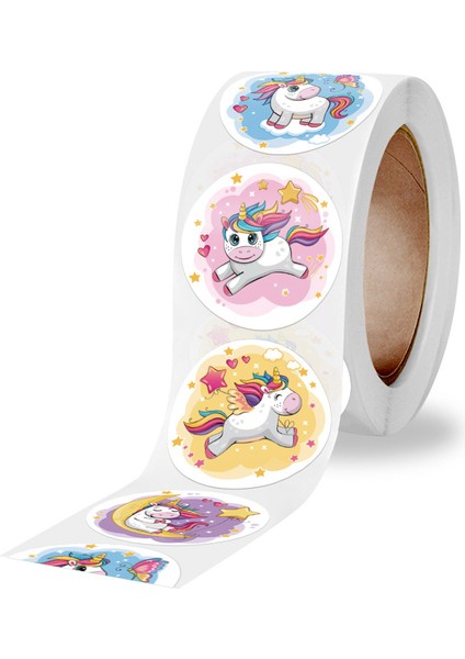 QY839-300PCS 100-500PCS Ödül Etiket Çocuklar Için Unicorn Hayvan Sevimli Desen Hayvanlar Karikatür Çıkartmalar Okul Öğretmen Malzemeleri Çocuk Etiket (Yurt Dışından) fırsatları