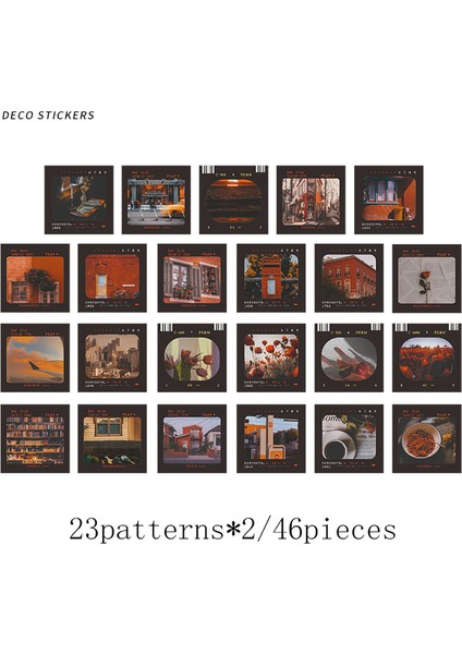 Q Journamm 44-46 Adet Vintage Çıkartmalar Sevimli Çiçek Yapışkan Dıy Scrapbooking Dekor Önemsiz Dergisi Kolaj Fotoğraf Albümü Etiket Kırtasiye (Yurt Dışından) fiyatları