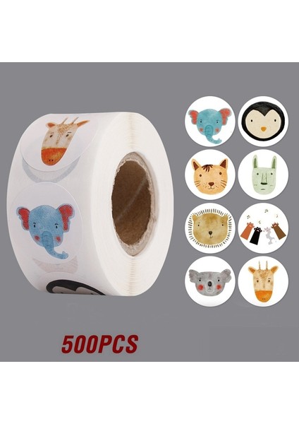 QY2201-500PCS 100-500PCS Öğretmen Ödül Etiket Eğlenceli Motivasyon Hayvan Stickerfor Okul Öğretmen Öğrenci Kırtasiye Çıkartmalar Çocuklar (Yurt Dışından)