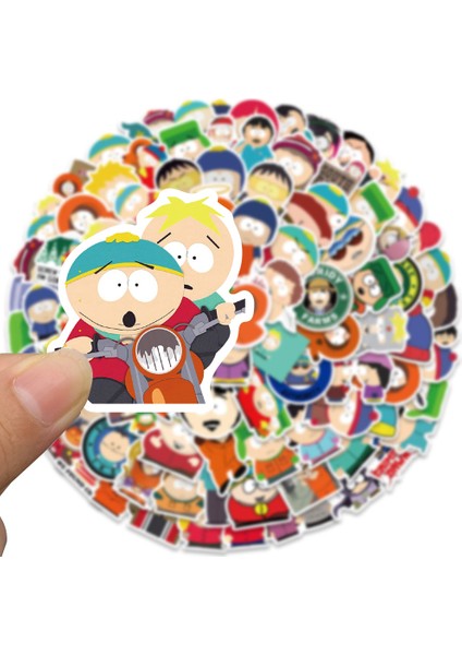 100 Adet 10/50/100 Adet Güneydeki Karikatür Parkları Çıkartmalar Sevimli Karakter Çıkartmaları Çocuk Oyuncak Dizüstü Gitar Dizüstü Bilgisayar Telefon Etiketi (Yurt Dışından) modelleri