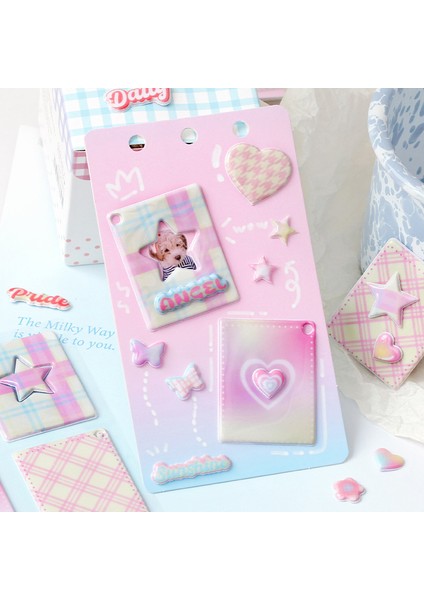 01 6 Stilleri Sevimli Kırtasiye Çıkartmalar 3D Çocuk Çıkartmaları Fotocard Dekor Dıy Aksesuarları Karalama Defteri Malzemeleri 90MM * 150MM (Yurt Dışından) indirimleri