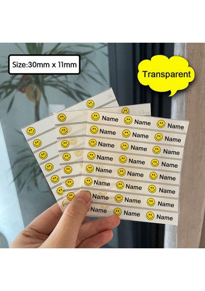 B6 30X11MM 90 Adet Çok Boyutlu Özel Karikatür Su Geçirmez Isim Etiket Kişiselleştirilmiş Isim Etiket Çıkartmaları Isimleri Çocuklar Okul Kırtasiye (Yurt Dışından)