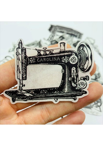 Saydam 22 Adet Retro Çıkartmalar Siyah ve Beyaz Vintage Giyim Mağazası Tarzı Günlüğü Dekorasyon Estetik Etiket Önemsiz Dergisi Kırtasiye (Yurt Dışından) modelleri