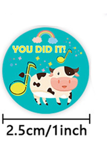 QY1607-500PCS 100-500PCS Sevimli Karikatür Ödül Çıkartmalar Çocuklar Için Okul Öğretmen Sınıf Lazımlık Eğitimi Etiket Motivasyon Etiketi Malzemeleri (Yurt Dışından) modelleri