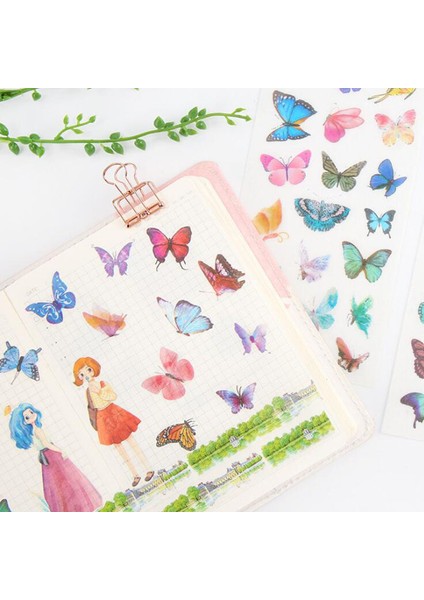 6 Adet/paket Pvc Şeffaf Çıkartmalar Güzel Kelebek Dekorasyon Albümü Ince Çocuk Yatak Odası Dekorasyon Çıkartmaları (Yurt Dışından) indirimleri