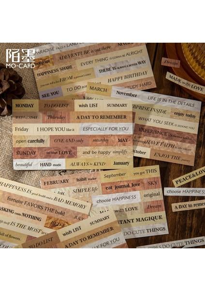 Stil 5 Vintage Ingilizce Cümle Kolaj Malzeme Kağıt Önemsiz Dergisi Planlayıcısı Çıkartma Kitabı Scrapbookingdekoratif Dıy Zanaat Fotoğraf Albümü (Yurt Dışından) indirimleri