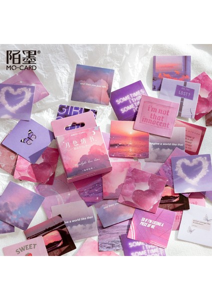L 45 Adet/grup Vintage Çıkartmalar Scrapbooking Malzemeleri Yapışkanlı Planlayıcı Etiketleri Günlük Defteri Fotoğraf Albümü Deco Kırtasiye (Yurt Dışından)