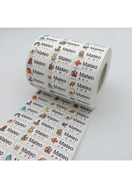 Damga E-C2-120PCS 120 Adet Isim Etiketleri Özelleştirmek Çıkartmalar Su Geçirmez Kawaii Kişiselleştirilmiş Etiketler Çocuklar Için Okul Kırtasiye Su Şişesi Kalem (Yurt Dışından) modelleri