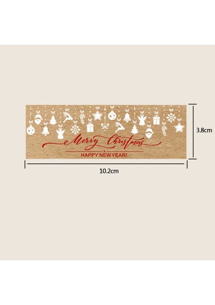 QY2170-150PCS 150 Adet/rulo Merry Christmas Çıkartmalar Kraft Kağıt Zarflar Kartları Sarma Pişirme Dekorasyon Için Noel Hediyesi Paketleme Etiketleri (Yurt Dışından) modelleri