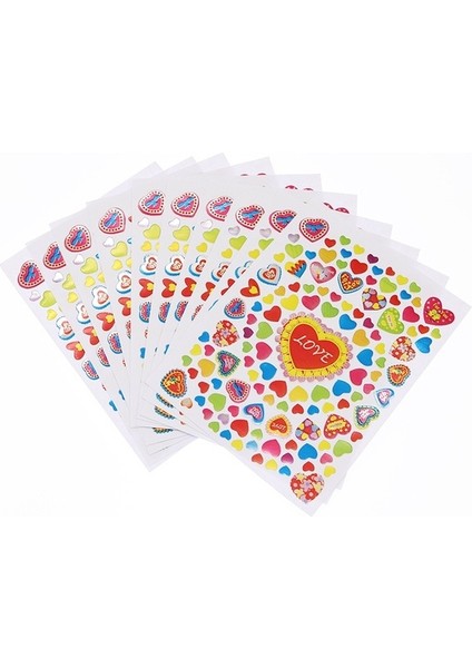 Stil 5 10 Adet/torba Aşk Tarzı Çocuk Ödül Etiketi Anaokulu Bebek Teşvik Ödül Etiketi Öğrencilerin Övgü Etiketi (Yurt Dışından)