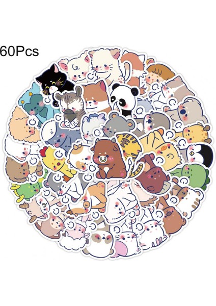 Setleri 60 Adet Pratik Kendi Başına Yap Çıkartma Yeniden Kullanılabilir Geniş Uygulama Hiçbir Kalıntı Hayvan Baskılı Dıy Buzdolabı Telefon Süsü Çıkartması (Yurt Dışından) fırsatları