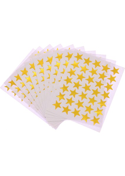 Stil 1 10 Sayfa/paket Çocuk Altın Kaplama Ödülü Glitter Çıkartmalar Anne Öğretmen Övgü Etiket Ödülü Beş Köşeli Yıldız Aşk Etiket (Yurt Dışından)