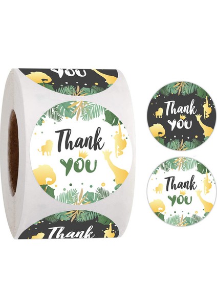 QY1101-300PCS 100-500 Adet Hediye Etiket Memnuniyeti Beş Yıldızlı Övgü Hediye Kutusu Ambalaj Eşantiyon Sızdırmazlık Yapışkan Etiket (Yurt Dışından)