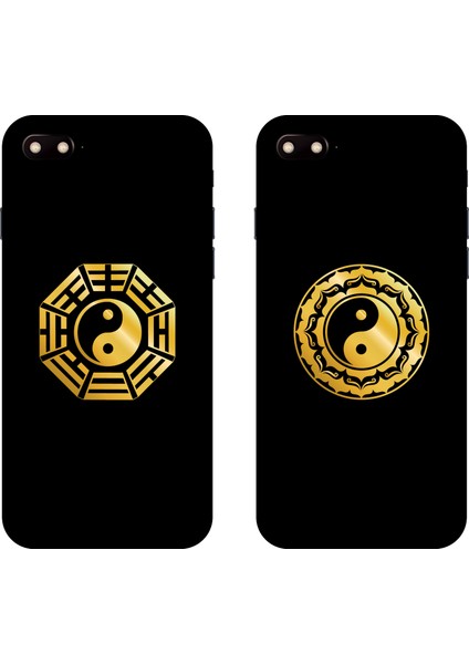 L Beş Element Yin ve Yang Tai Chi Sekiz Diyagramları Desen Metal Çıkartmalar Cep Telefonu Çıkartmaları Dizüstü Araba Çıkartmaları Dekorasyon (Yurt Dışından)