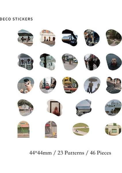 T Journamm 44-46 Adet Vintage Çıkartmalar Sevimli Çiçek Yapışkan Dıy Scrapbooking Dekor Önemsiz Dergisi Kolaj Fotoğraf Albümü Etiket Kırtasiye (Yurt Dışından) fiyatları