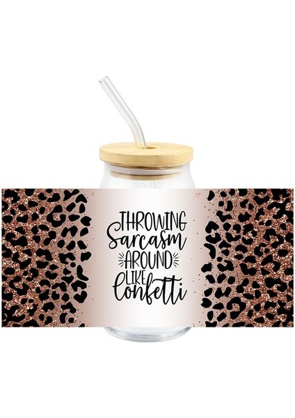 S116 Leopar Baskı Etiket Uv Dtf Transferi Moda Kadınlar Libby Gözlük Sarar Kutular Dıy Su Geçirmez Kullanımı Kolay Özel Çıkartmalar (Yurt Dışından)