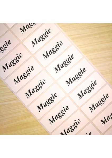 30 Adet L 46X20MM 3 Boyutu Özel Ad Çıkartmalar Beyaz Su Geçirmez Kişisel Ofis Malzemeleri Etiketleri Etiketler Çocuk Karalama Defteri Okul Kırtasiye Etiket Se (Yurt Dışından)