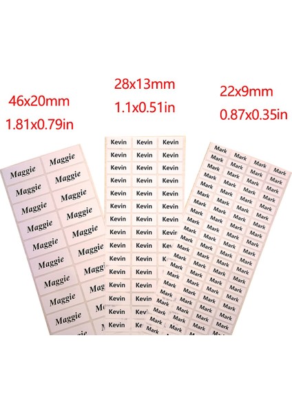 30 Adet L 46X20MM 3 Boyutu Özel Ad Çıkartmalar Beyaz Su Geçirmez Kişisel Ofis Malzemeleri Etiketleri Etiketler Çocuk Karalama Defteri Okul Kırtasiye Etiket Se (Yurt Dışından)