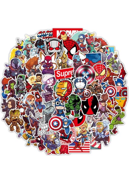 10 Adet 10/30/50/100 Adet Disney Marvel Vintage Avengers Süper Kahraman Anime Çıkartmalar Karikatür Çıkartması Dizüstü Araba Motosiklet Komik Etiket (Yurt Dışından) fiyatları