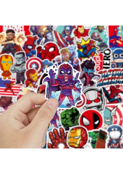 10 Adet 10/30/50/100 Adet Disney Marvel Vintage Avengers Süper Kahraman Anime Çıkartmalar Karikatür Çıkartması Dizüstü Araba Motosiklet Komik Etiket (Yurt Dışından) fırsatları