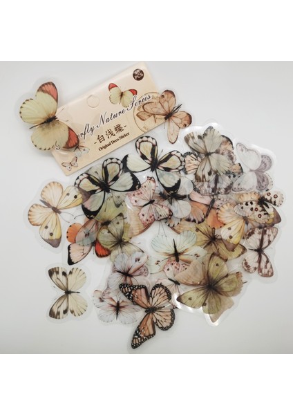 Stil 7 40 Adet Renkli Kelebek Koleksiyonu Malzeme Etiket Dıy Scrapbooking Albümü Önemsiz Günlüğü Günlüğü Mutlu Planlayıcı Dekorasyon Çıkartmaları (Yurt Dışından) fiyatları
