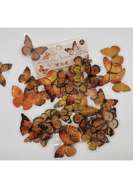Stil 7 40 Adet Renkli Kelebek Koleksiyonu Malzeme Etiket Dıy Scrapbooking Albümü Önemsiz Günlüğü Günlüğü Mutlu Planlayıcı Dekorasyon Çıkartmaları (Yurt Dışından) fırsatları