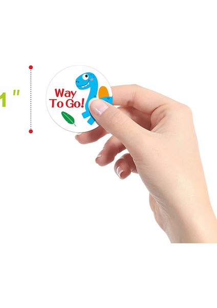 QY1259-500 Adet 50-500 Adet Karikatür Dinozor Hayvanlar Ödül Etiket Motivasyon Etiket Okul Öğretmenleri Için Ödül Öğrencileri Çocuklar Çıkartmalar Etiket (Yurt Dışından) indirimleri