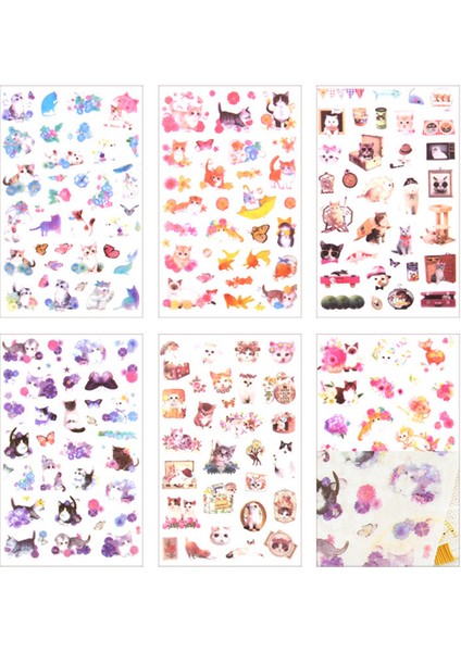 B Sevimli Molang Tavşan Karikatür Hayvanlar Etiket Pvc Karikatür Çıkartmalar Günlüğü Etiket Karalama Defteri Dekorasyon Kırtasiye Çıkartmalar (Yurt Dışından) fiyatları