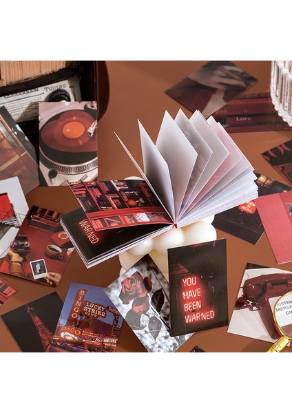 E 50 Adet Estetik Manzara Mini Etiket Sanatsal Kitap Dergisi Dekorasyon Kaplamalı Kağıt Çıkartmalar Kawaii Kırtasiye Malzemeleri (Yurt Dışından) indirimleri