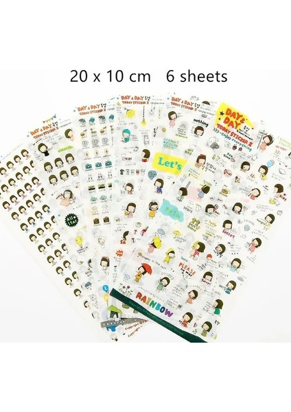 Sevimli Molang Tavşan Karikatür Hayvanlar Etiket Pvc Karikatür Çıkartmalar Günlüğü Etiket Karalama Defteri Dekorasyon Kırtasiye Çıkartmalar (Yurt Dışından)