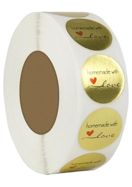 YH234-50 Adet 50 Adet El Yapımı Aşk Çıkartmaları Pişirme Etiketi Düğün Sticker Parti Etiketi Dekorasyon Zarf Mühür Kırtasiye Siyah Etiket (Yurt Dışından)