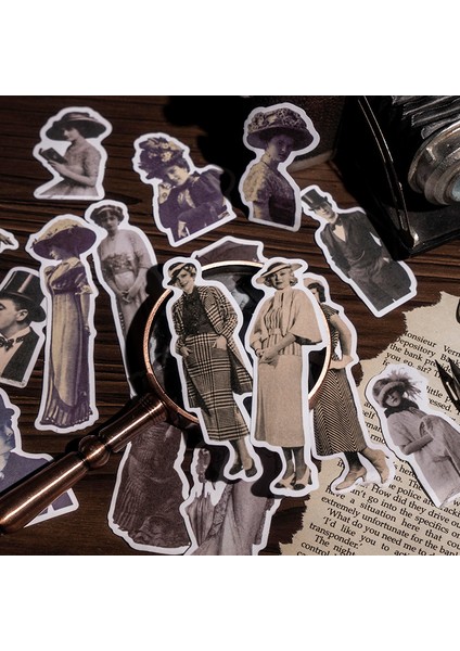 Bojuefuren 30 Adet/grup Kawaii Kırtasiye Çıkartmalar Retro Persona Dıy Önemsiz Günlük Kağıt Çıkartmalar Planlayıcısı Dekoratif Mobil Çıkartmalar (Yurt Dışından) indirimleri