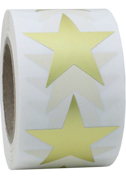 300 Adet 50-500 Adet Etiketler Çıkartmalar Yıldız Şekli Altın Çıkartmalar Mühür Etiketleri Scrapbooking Paketi ve Düğün Dekorasyon Kağıdı Altın (Yurt Dışından) fiyatları