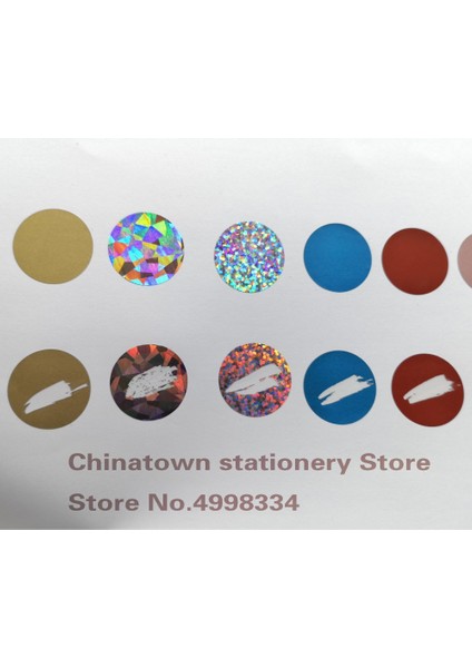 Mavi 300 Adet 1 "inç Yuvarlak Gül Altın Kazı Kazan Çıkartmalar Etiketler Biletler Promosyon Oyunları (Yurt Dışından) fiyatları