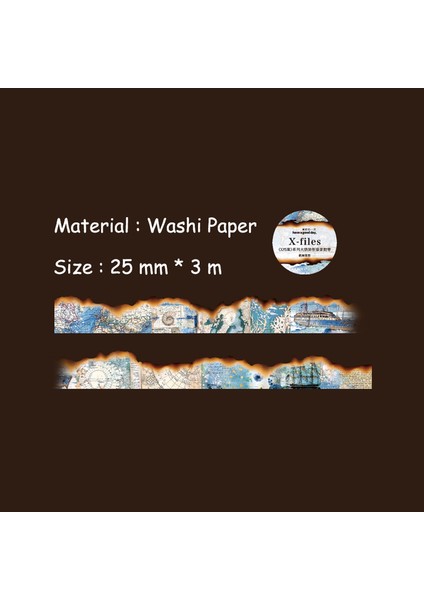 B Journamm 25MM * 3 M Vintage Washi Bantlar Önemsiz Dergisi Maskeleme Bandı Dıy Scrapbooking Malzemeleri Planlayıcısı Fotoğraf Albümü Deco Çıkartmalar (Yurt Dışından)