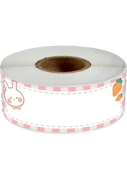 QY1832-120PCS 120 Adet/rulo Sevimli Karikatür Etiket Yazılabilir Adı Karalama Defteri Etiket Hediye Dekor Sızdırmazlık Etiketleri Çocuk Kırtasiye Çıkartmalar (Yurt Dışından)