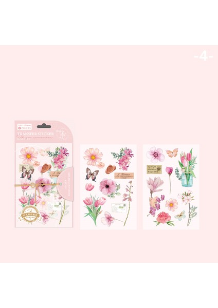 S19803-4 Mr. Paper 6 Stil Bitki Transferi Çıkartmalar Vintage Doğal Saklama Kutusu Dekorasyon Günlüğü El Kitabı Dıy Kırtasiye Estetik Çıkartmalar (Yurt Dışından)