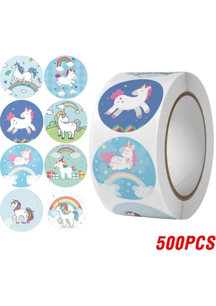 QY1612-500PCS 100-500PCS Sevimli Karikatür Hayvan Çıkartmaları Çocuklar Ödül Etiketleri Teşvik Karalama Defteri Dekoratif Kırtasiye Çıkartmalar (Yurt Dışından)