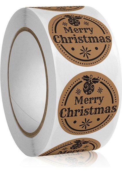 QY2115-500PCS 100-500PCS Merry Christmas Noel Baba Etiketleri Çıkartmalar Hediye Paketi Kart Zarf Sarma Parti Pişirme Küçük Işletme Için (Yurt Dışından)