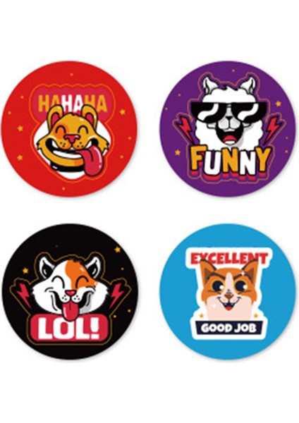 QY2292-300PCS 100-500 Adet Ödül Çıkartmalar Sevimli Hayvanlar Motivasyon Çıkartmalar Çocuklar Için Oyuncaklar Okul Ödül Öğrencileri Öğretmenler Kırtasiye Etiketleri (Yurt Dışından) indirimleri