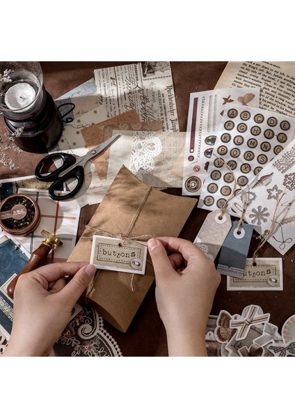 E-30P 30 Adet/paket Vintage Günlük Aksesuarları Çıkartmalar Kawaii Mermi Kırtasiye Estetik Okul Önemsiz Dergisi Günlüğü Karalama Defteri Malzemeleri (Yurt Dışından) indirimleri
